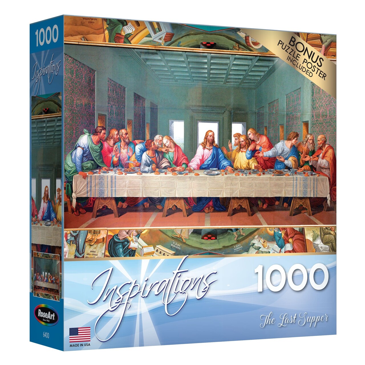 RoseArt Puzzle Inspirations Jigsaw Puzzle 1000 Piece 20"X27"-The Last Supper